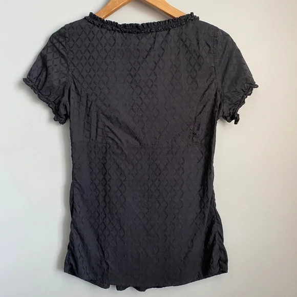 Daytrip Black Textured Blouse - Picture 6 of 9